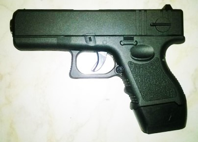 Пистолет игрушечный пневматический металлический Airsoft Gun G.16, Минск - фото 3 - id-p34178578