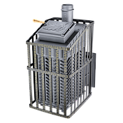 Печь для бани GFS ЗК 18 (М) Ураган Сетка, фото 2