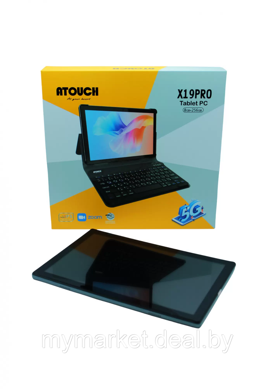 Планшет Atouch X19 PRO с клавиатурой, Android 12 - фото 4 - id-p232109800
