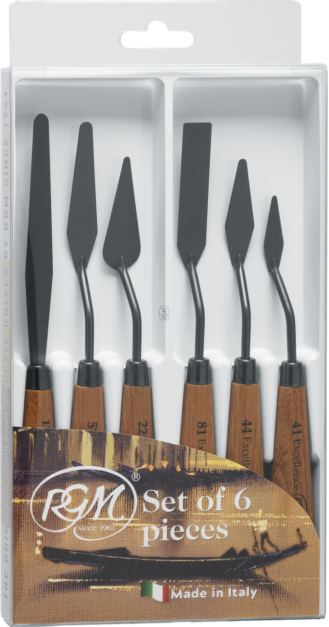 Набор из 6 мастихинов RGM ACACIA EXCELLENCE SET6AC