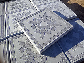 Тротуарная плитка тип "Краков" 300Х300Х30 мм, серый