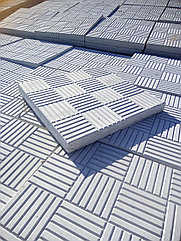 Тротуарная плитка тип "Паркет" 300Х300Х*30 мм, серая