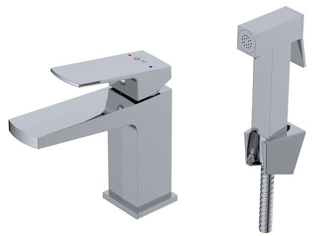 Смеситель для биде (Lt) D35, серия NEO AV Engineering (Высота излива - 115 мм, длина илива - 122 мм. Излив