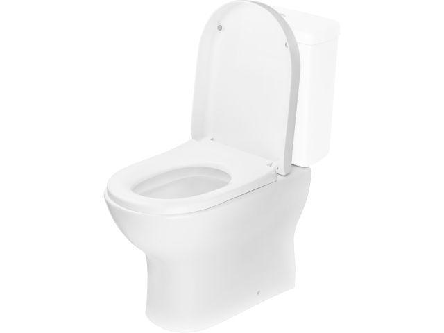 Чаша для унитаза-компакт TORRE, AV Engineering (Прямой выпуск, с сиденьем)