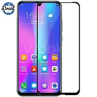 Защитное стекло для Huawei P Smart 2019 (POT-LX1) с полной проклейкой, черный цвет