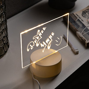 Ночник с маркером для заметок, 6LED, USB, Т/БЕЛЫЙ 10472115