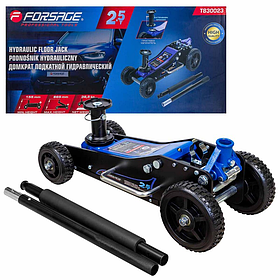 Домкрат Forsage F-T830023 подкатной гидравлический 2,5т (h min 155мм, h max 665мм)