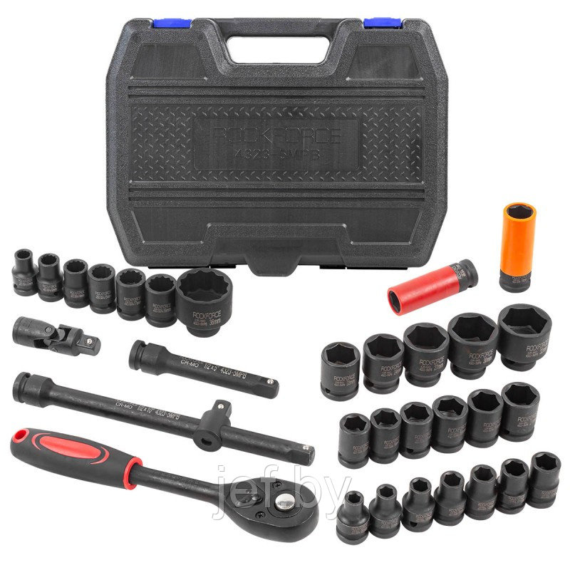 Набор инструментов ударных 32 предметоа 1/2" ROCKFORCE RF-4323-5MPB