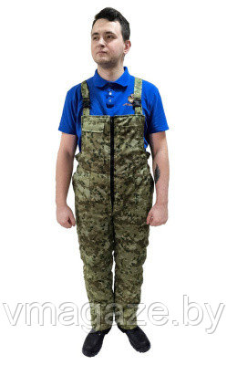 Полукомбинезон рабочий утепленный (цвет КМФ)