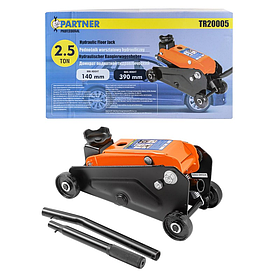 Домкрат Partner PA-TR20005 подкатной гидравлический 2.5т (h min 140мм, h max 390мм)