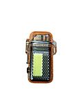 Зажигалка импульсная LIGHTER (USB,защитный чехол, фонарик, индикатор зарядки ), фото 6