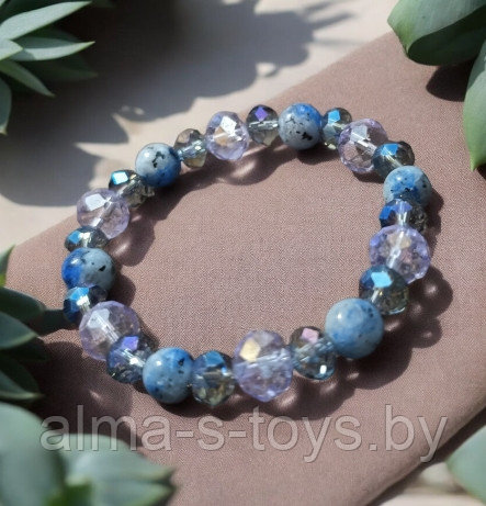 Браслет с камнем ирнимит на резинке