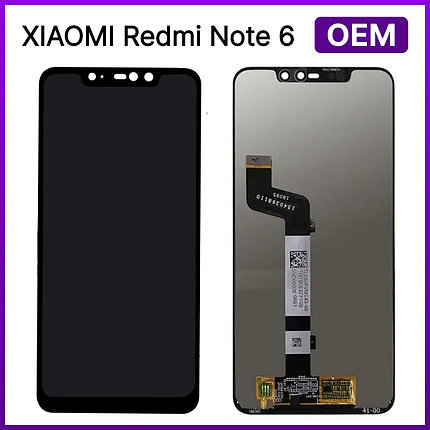 Экран Xiaomi Redmi Note 6 c тачскрином, черный, фото 2