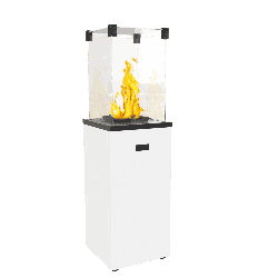 Газовый обогреватель Kratki Patio Slim Manual White G30