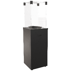 Газовый обогреватель Kratki Patio Slim Manual Black G30