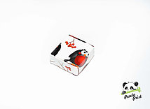 Коробка 50х50х20 Снегири на ветке