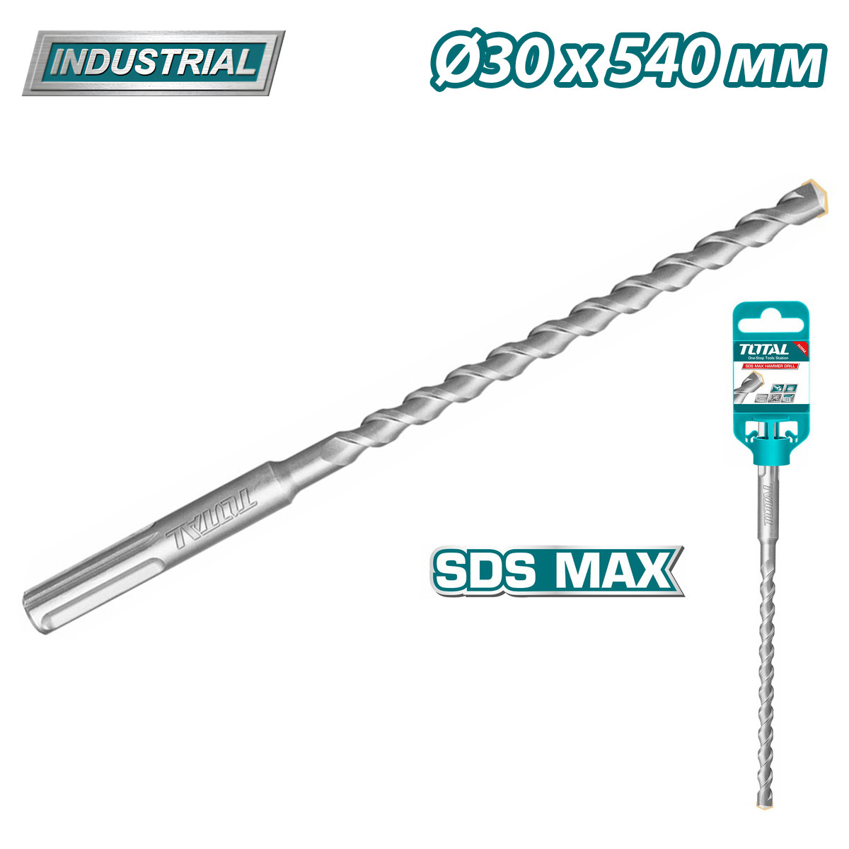 Бур SDS-MAX 30x540мм TOTAL TAC323008