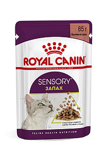 Влажный корм Royal Canin SENSORY SMELL(запах)для взрослых кошек (кусочки в соусе) 85гр.