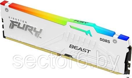 Оперативная память Kingston FURY Beast RGB 16ГБ DDR5 6800 МГц KF568C34BWA-16, фото 2