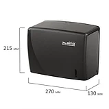 Диспенсер для полотенец LAIMA PROFESSIONAL ORIGINAL (Система H3),V-сложения,черный,ABS, фото 4