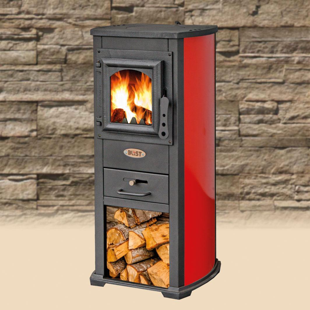 Печь-камин Blist Berna Lux красная