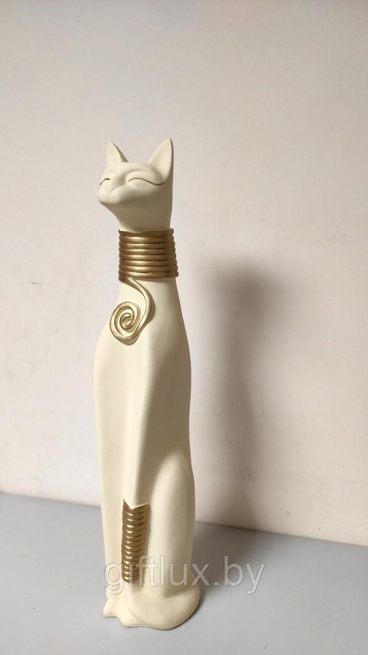 Кот №4/1 сувенир, гипс, 8*47 см