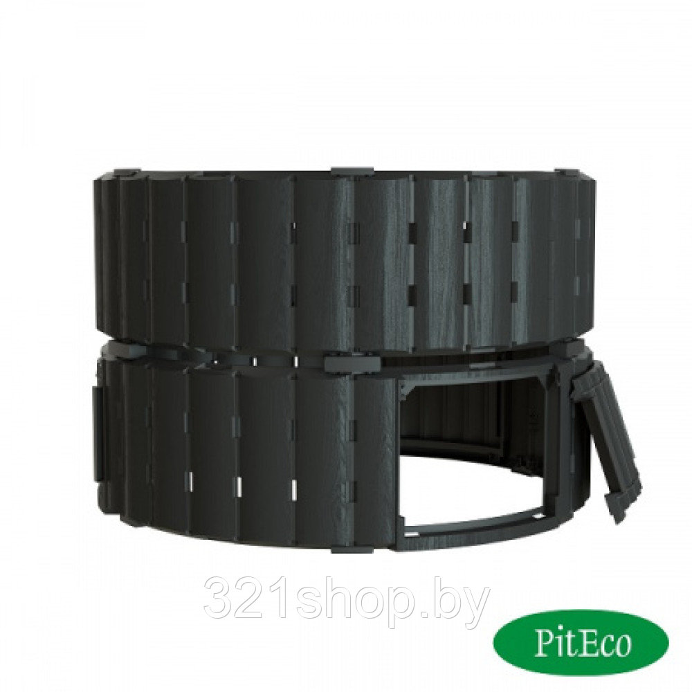 Компостер Piteco 670л чёрный
