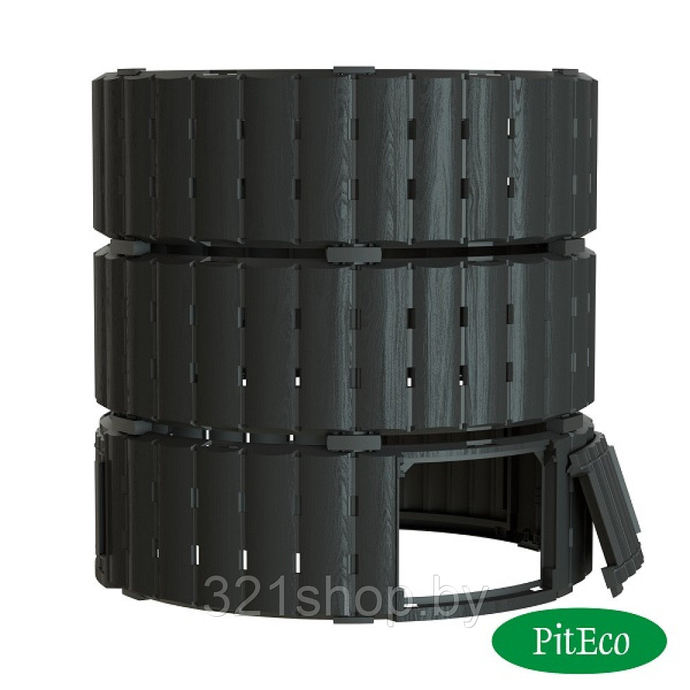 Компостер Piteco 1000л чёрный
