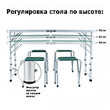 Набор мебели для пикника Green Glade M790-3 (зелёный), фото 2