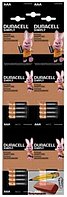 Батарейка ААА Duracell Simply LR03/MN2400 4BPx4, арт.5000394129337, 4 штуки, в блистере, цена за 1 штуку
