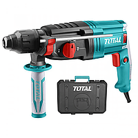 Перфоратор бытовой сетевой TOTAL TH309288 электромонтажный ударный мощный электрический