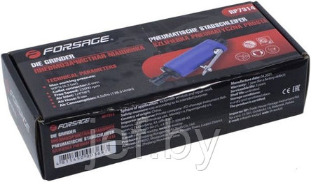Пневмозачистная машинка с прорезиненной рукояткой FORSAGE F-RP7314, фото 2