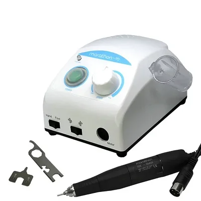 АППАРАТ ДЛЯ МАНИКЮРА/ПЕДИКЮРА MARATHON N7 SDE-SH400 БЕЗ ПЕДАЛИ (ОРИГИНАЛ, ЮЖНАЯ КОРЕЯ, 40000 ОБ/МИН, 100 ВТ)