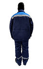 Костюм утепленный рабочий Урал куртка и брюки (цвет темно-синий), фото 3