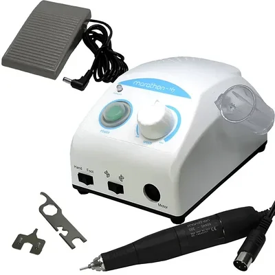 АППАРАТ ДЛЯ МАНИКЮРА/ПЕДИКЮРА MARATHON N7 SDE-SH400 С ПЕДАЛЬЮ (ОРИГИНАЛ, ЮЖНАЯ КОРЕЯ, 40000 ОБ/МИН, 100 ВТ)