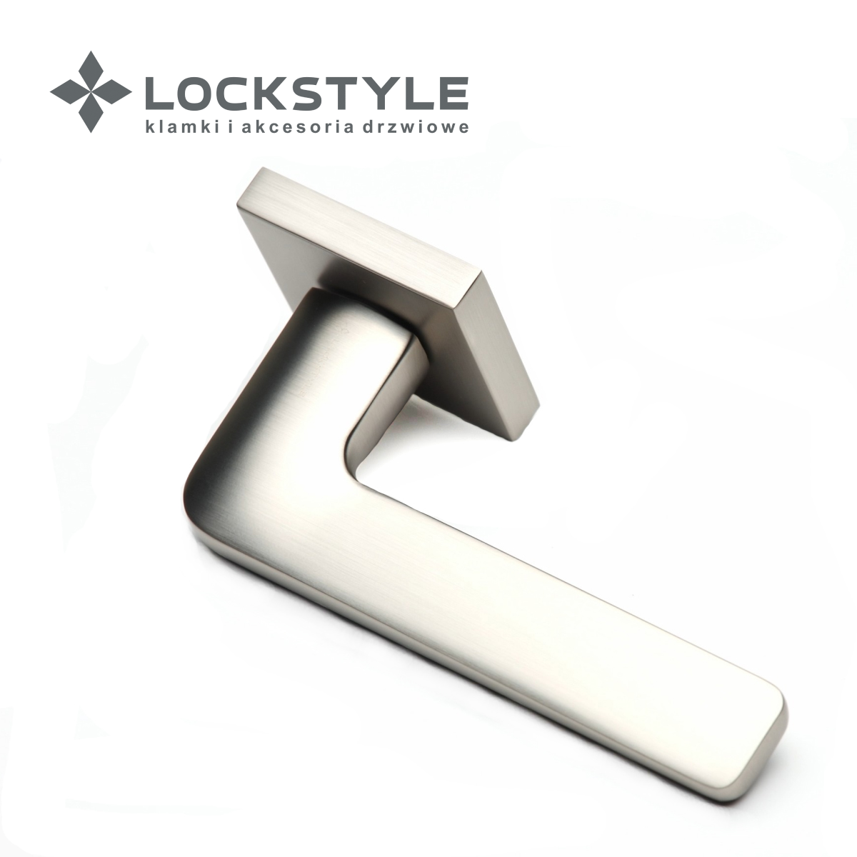Ручки дверные LOCKSTYLE FLOW ZN NBM ( матовый никель)