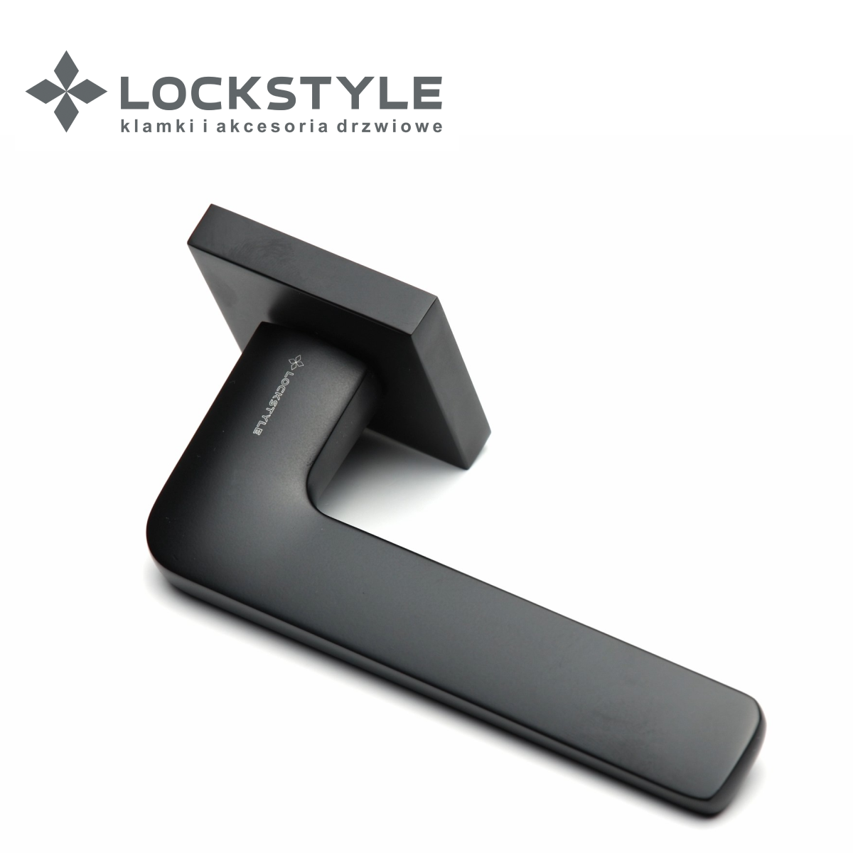 Ручки дверные LOCKSTYLE FLOW ZN AL6 ( черный)