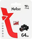 Карта памяти Netac microSDXC P500 ECO 64GB