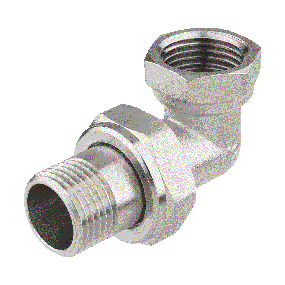 Американка угловая 1/2" никелированная AQUALINK