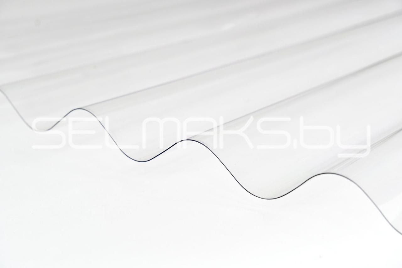 Профилированный монолитный поликарбонат 150х40, толщина 1.1мм, размер листа 2000х1130