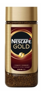 Кофе NESCAFE Gold натуральный растворимый сублимированный 95 гр ,стекл. банка.Цена указана без учета НДС 20%