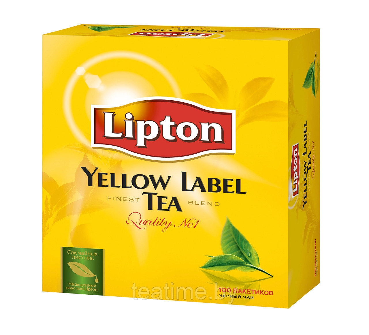 Чай Lipton 100 пак Yelow Label Tea