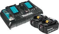 Аккумулятор с зарядным устройством Makita BL1850B DC18RD 191L75-3 (18В/5 Ah 7.2-18В) (оригинал)