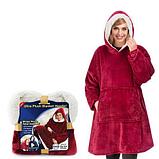 Толстовка-плед капюшоном двухсторонняя Huggle (один размер), фото 2