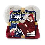 Толстовка-плед капюшоном двухсторонняя Huggle (один размер), фото 3