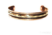 Браслет Медный Слоники Лечебный Magnetic Bracelet 1см - с магнитами