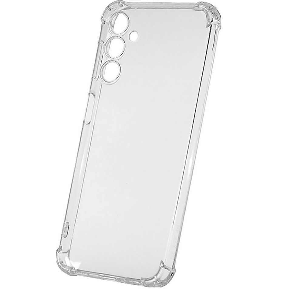 Чехол-накладка для Samsung Galaxy A15 SM-A155 (силикон) прозрачный с защитой камеры