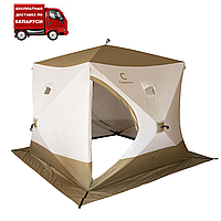 Палатка зимняя СЛЕДОПЫТ Куб Premium Long 2.35х2.0х2.13м трехслойная PF-TW-39