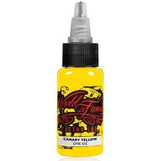 Краска World Famous Tattoo Ink Canary Yellow