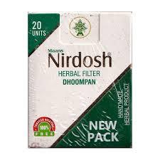 Нирдош гвоздика-мята (Nirdosh Dhoompan clove-mint) травяной ингалятор с фильтром, 20шт - бросить курить легко